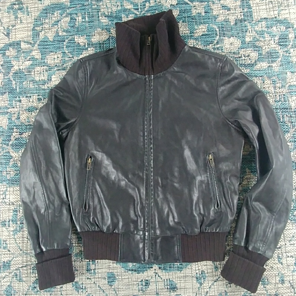 Vintage Gap Leather Jacket S Excellent Condition